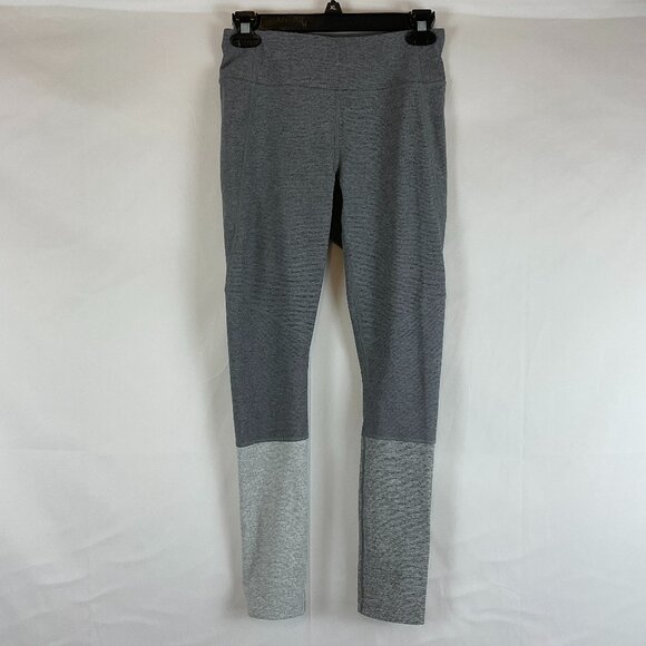 Outdoor Voices Athletic Leggings S Gray Heather Color Block - Picture 1 of 12